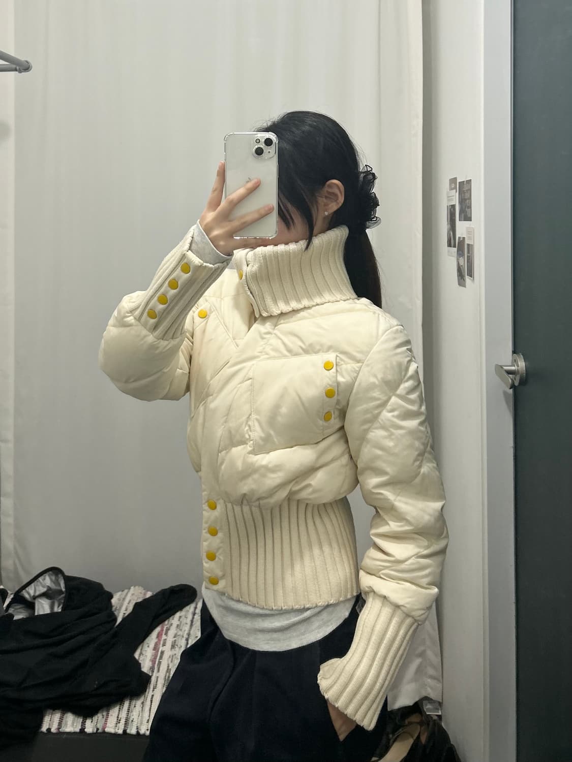 미스식스티 패딩 자켓 푸퍼 하이넥 칼라 상품이미지2