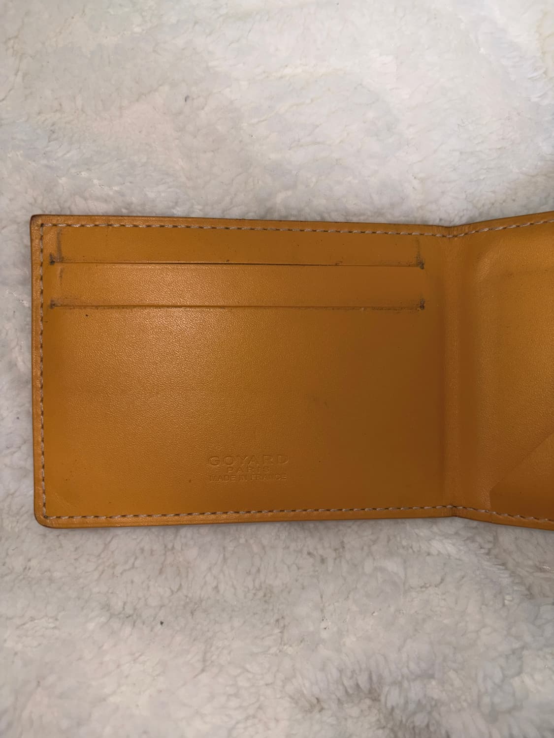 고야드 빅투와르 반지갑 옐로우 상품이미지6