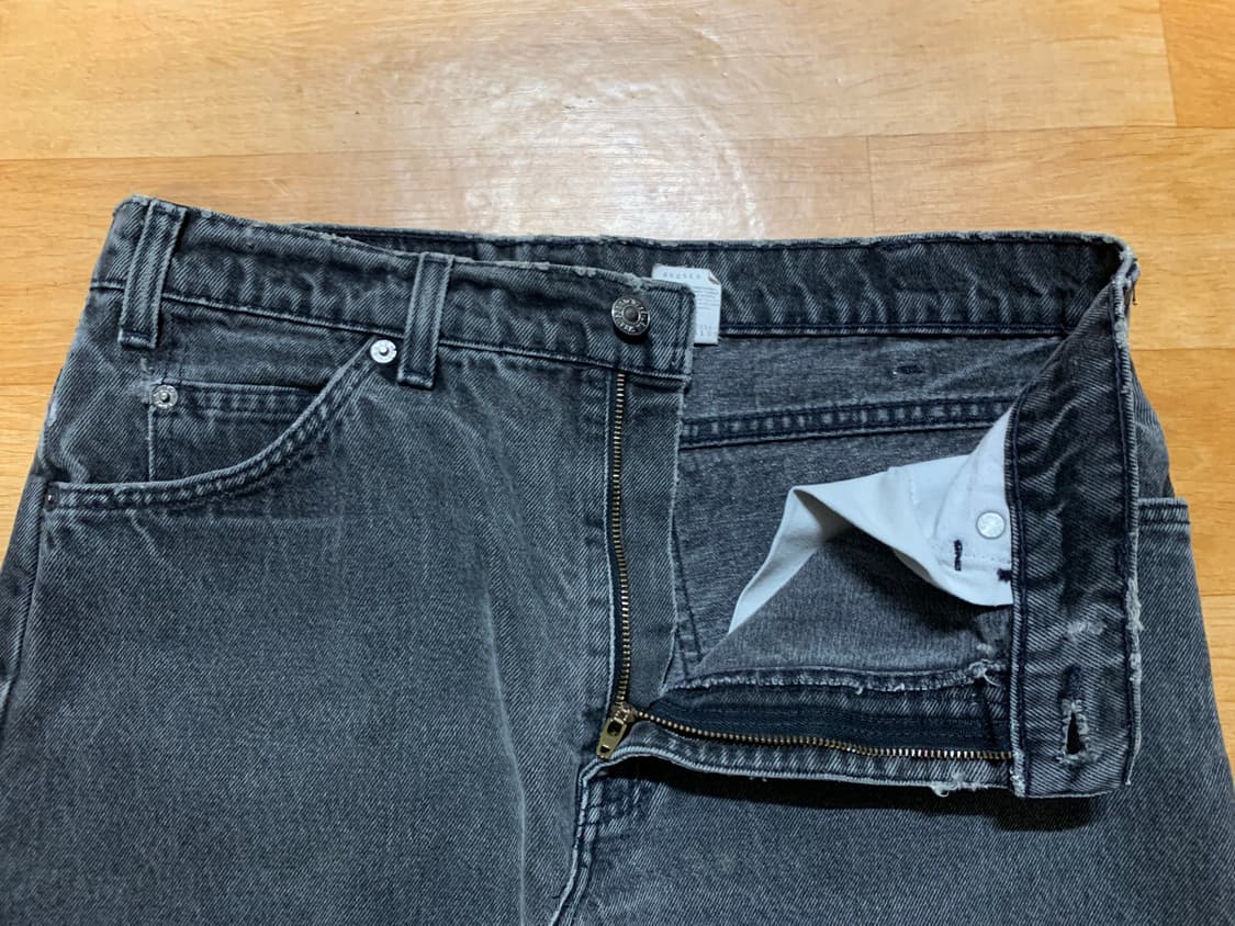 LEVIS 리바이스 커스터마이징(550-95년 메이드)데님 스커트 상품이미지5
