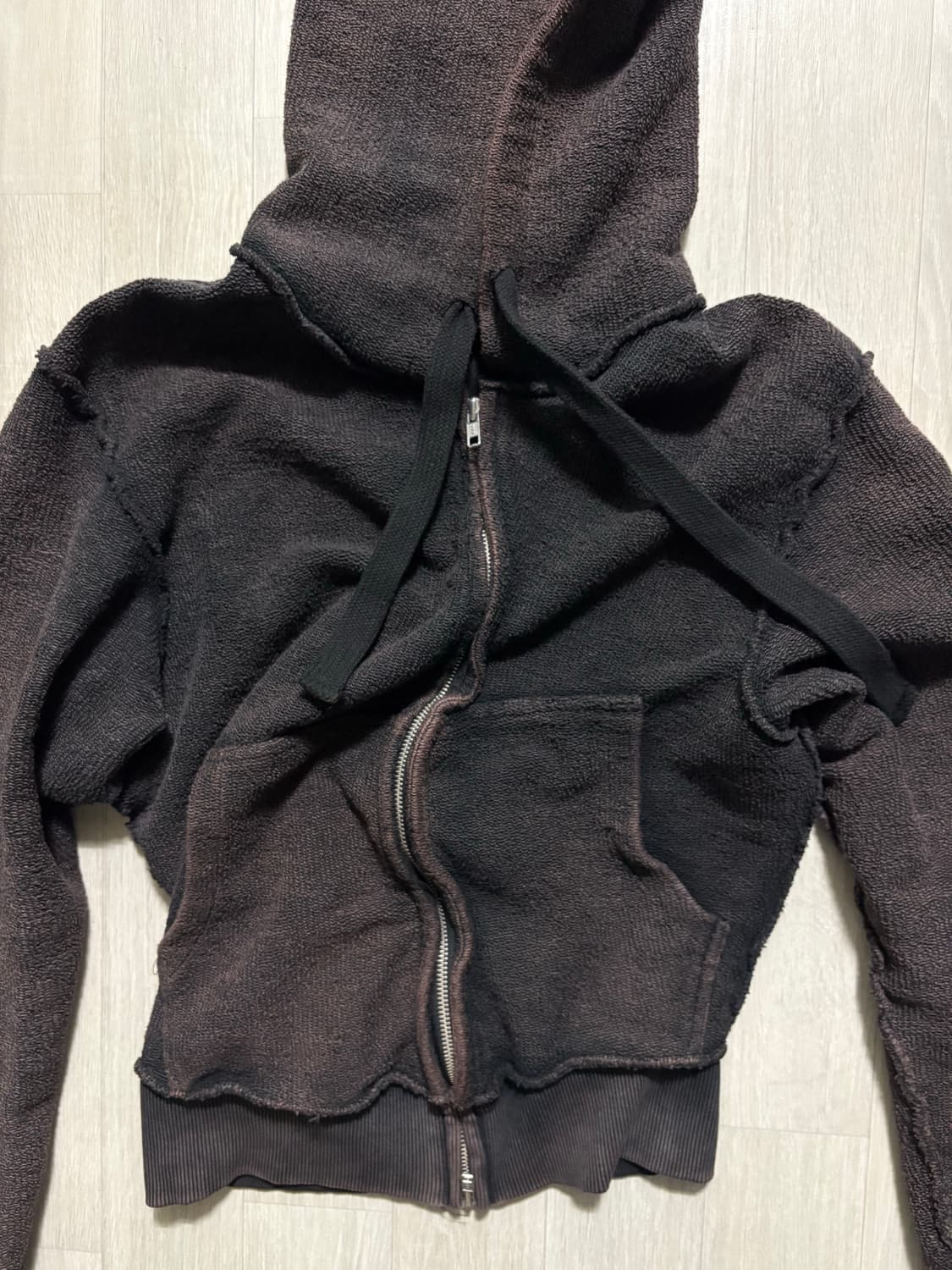 [M] 바퀘라 트위스트 후드집업 상품이미지2