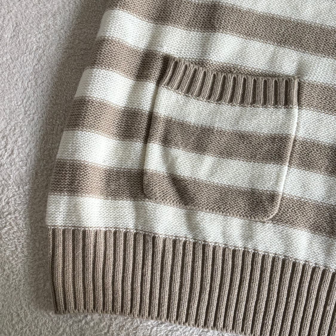 일본빈티지 모리걸 스트라이프 반팔 니트 탑 상품이미지4