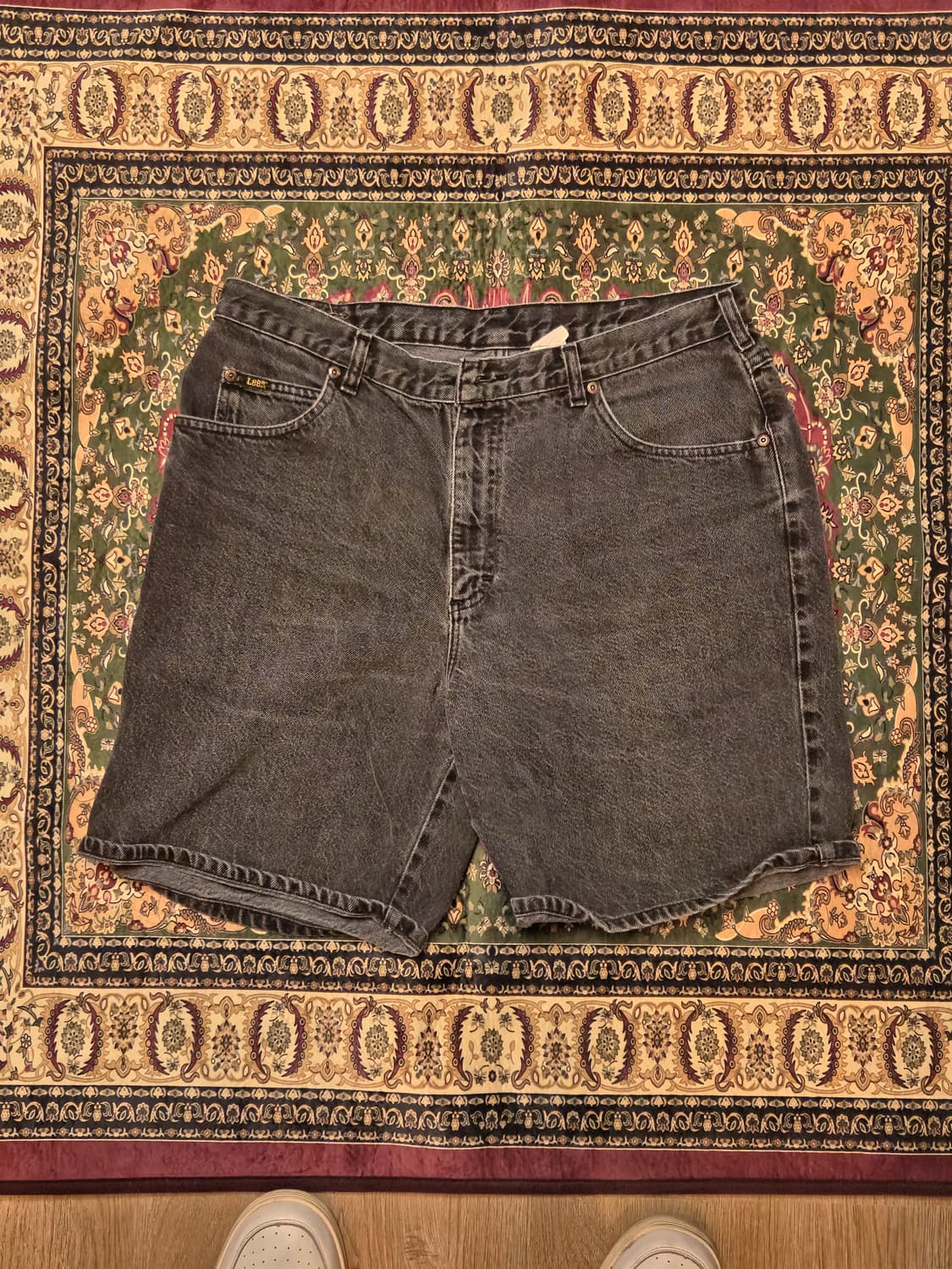 Lee Vintage Black Denim Shorts 상품이미지1