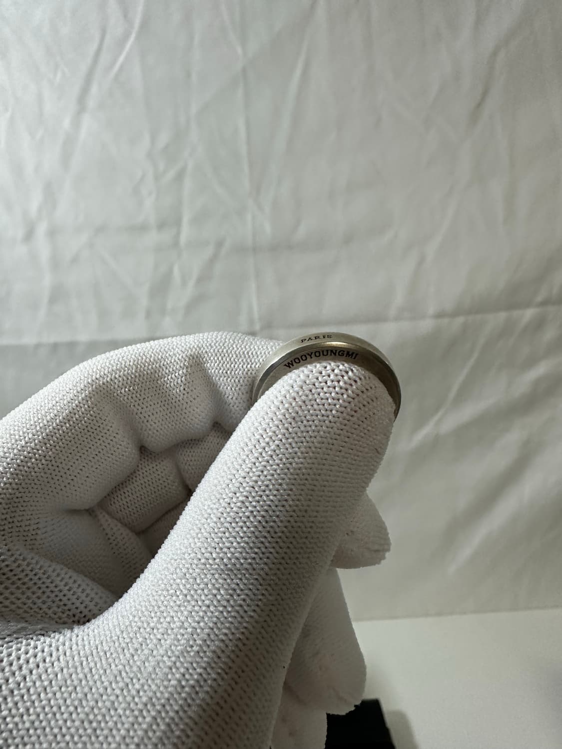 우영미 실버 커브 볼드링 (L/17.5호) 상품이미지3