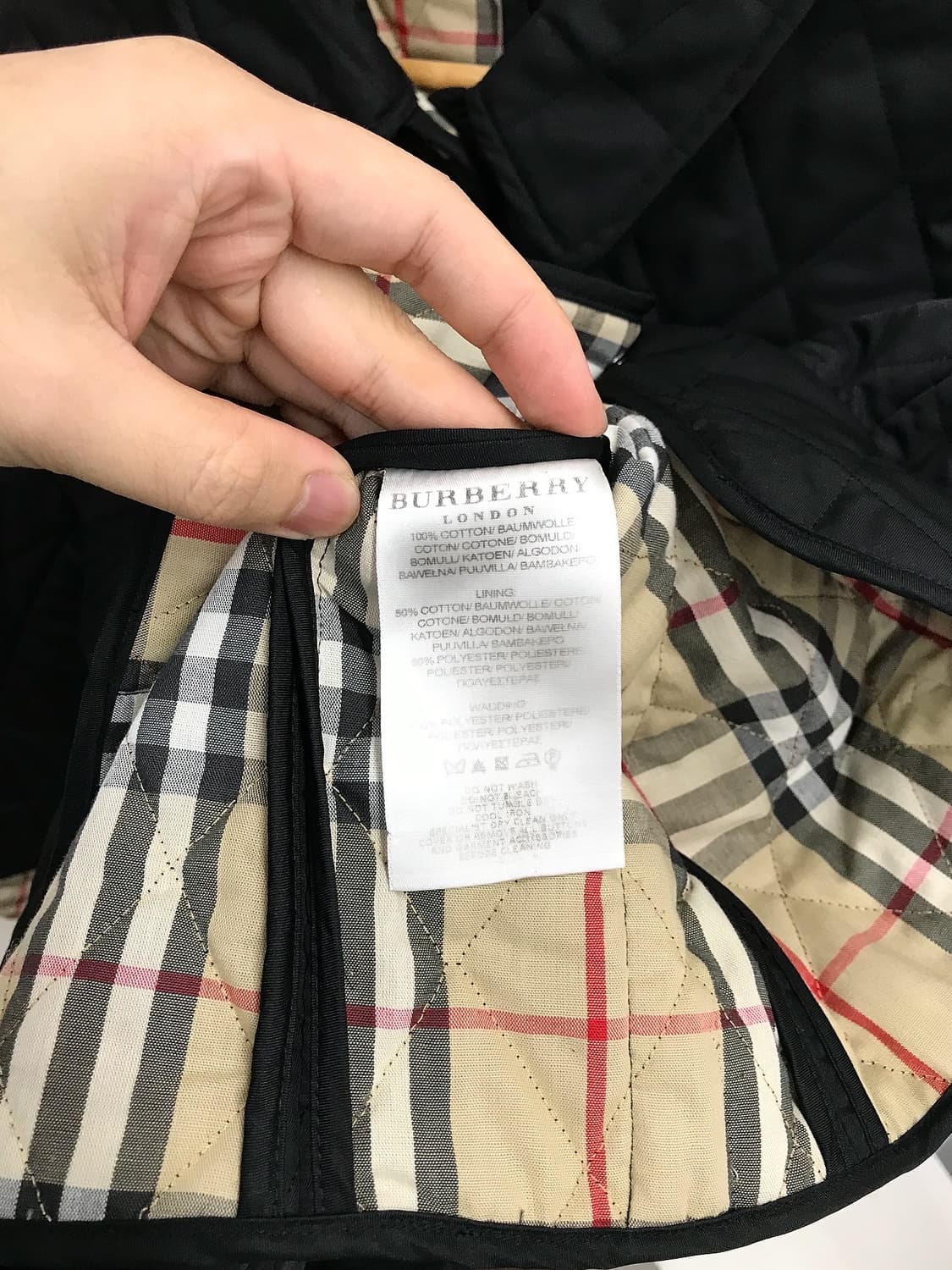 버버리 누빔 퀼팅 자켓 상품이미지8