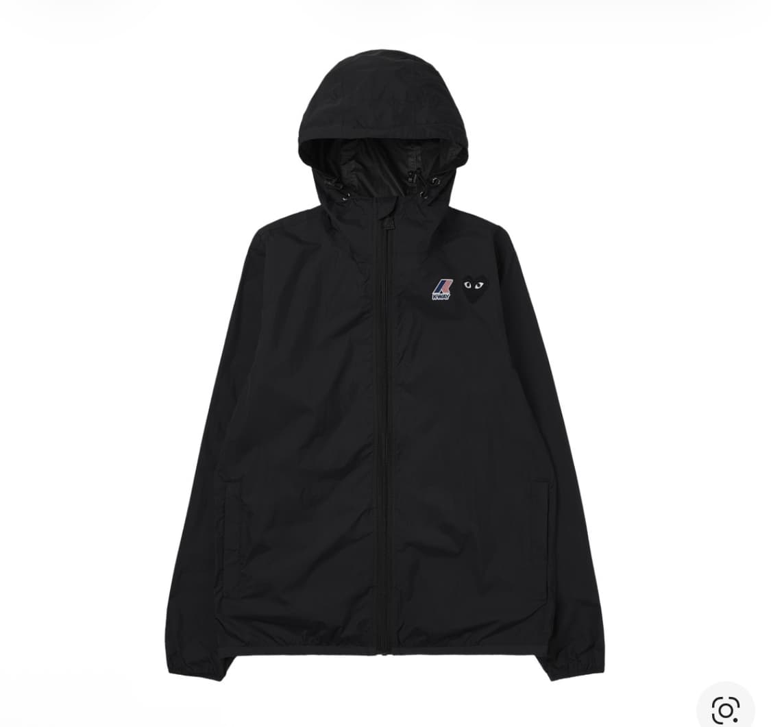 꼼데까르송 까웨 바람막이 블랙 새상품 상품이미지1