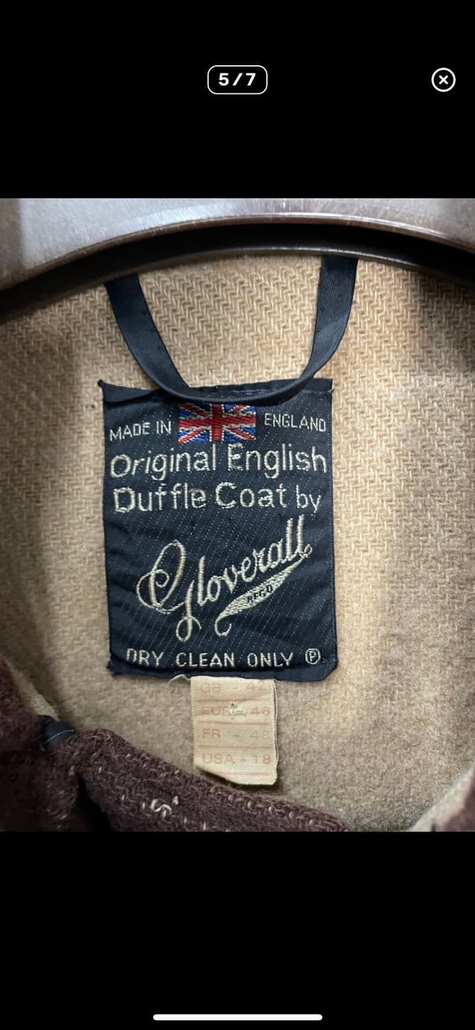 글로버올 브라운 더플 코트 A3131 상품이미지5