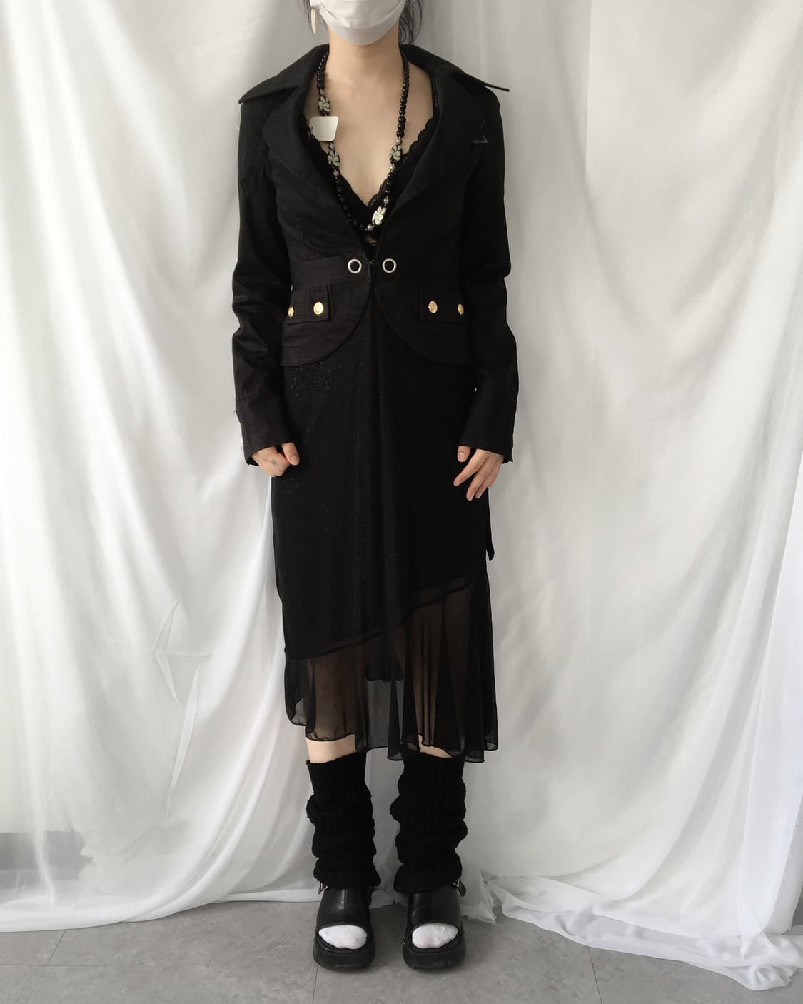 Belted slim fit jacket 상품이미지4