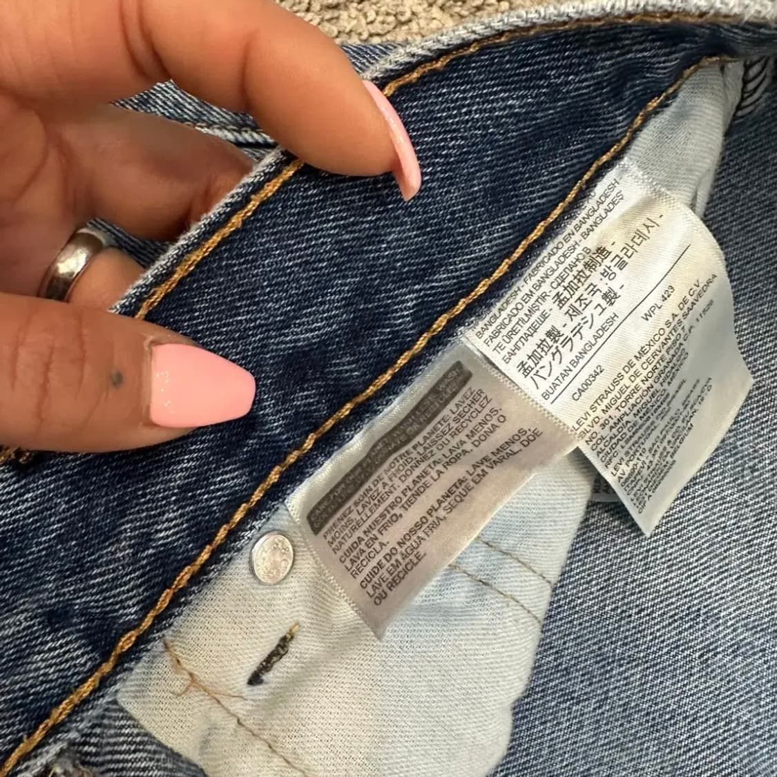 리바이스505 중청 데님 팬츠(31) 상품이미지5