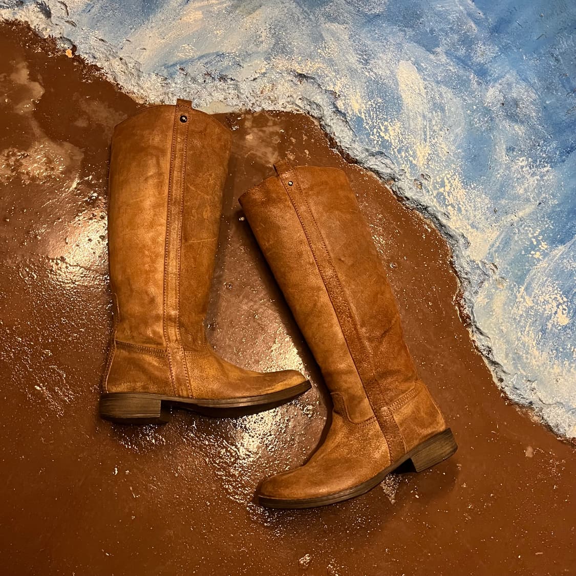 Paola ferri leather western boots 상품이미지2