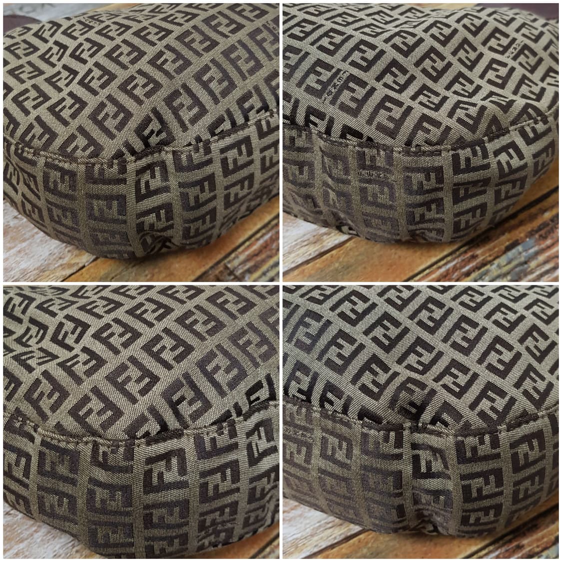 [정품] 펜디 주카 금장 호보백 브라운 상품이미지7