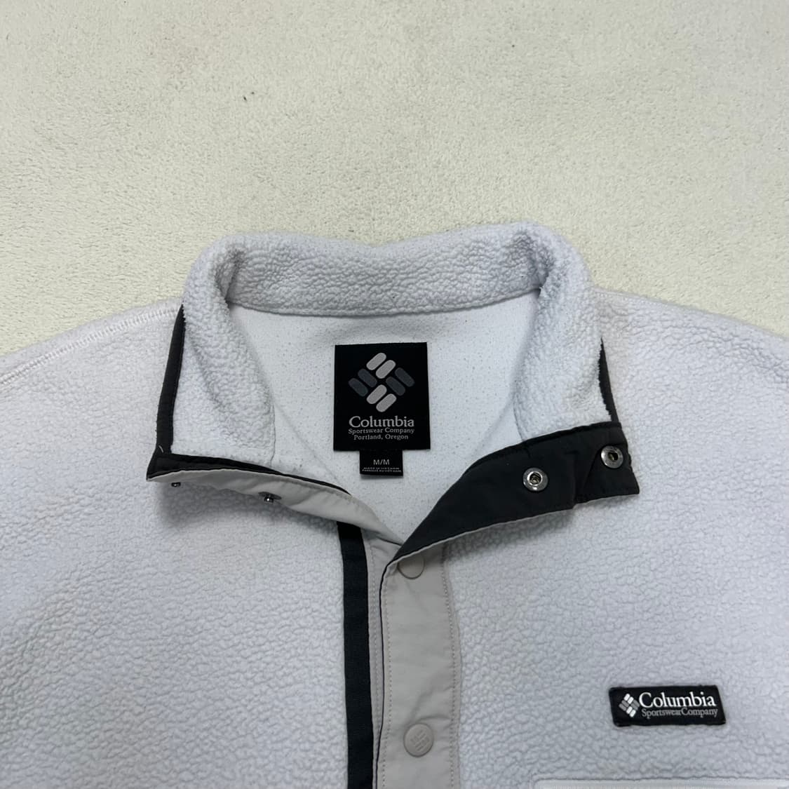 Columbia White Half-button Fleece 상품이미지6