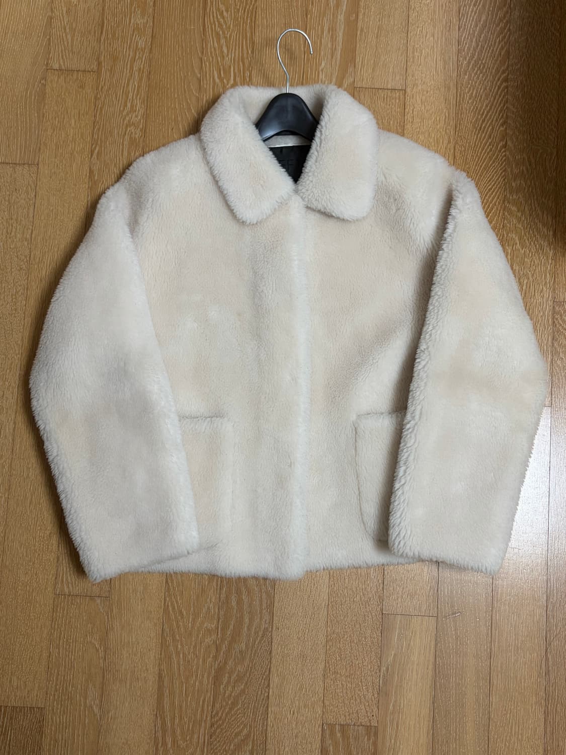 레프트서울 리얼 양털 데일리 자켓 아이보리 (퍼자켓/무스탕) 상품이미지4