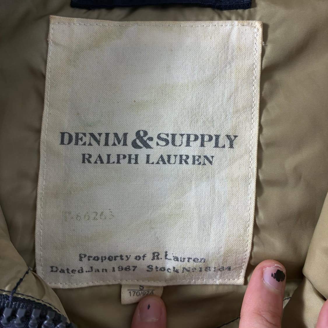 Polo  데님 앤 서플라이 랄프로렌 성조기 덕다운 패딩   상품이미지6