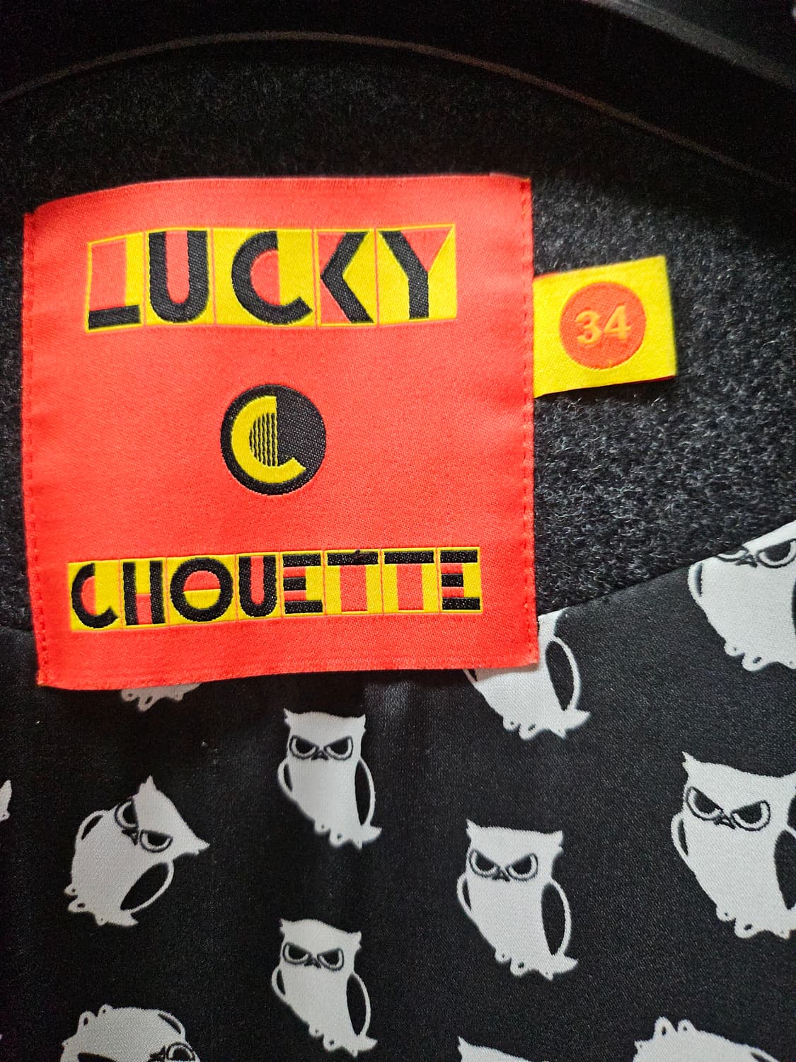 럭키슈에뜨 차콜 울 코트 34사이즈 상품이미지2