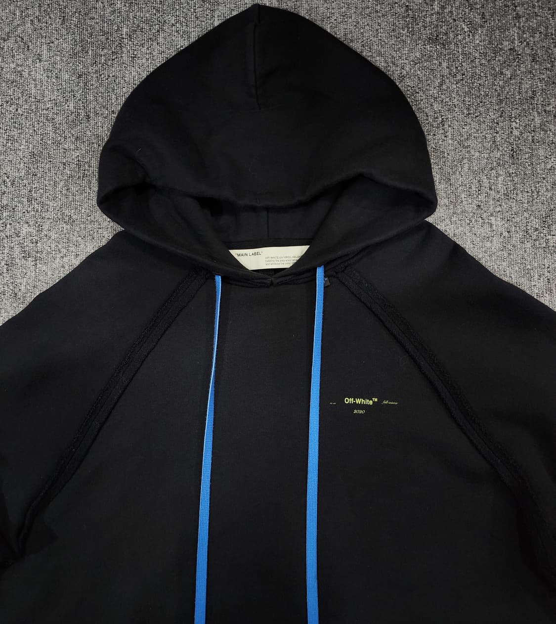 오프화이트 아크릴 애로우 오버핏 후드티 M 상품이미지3