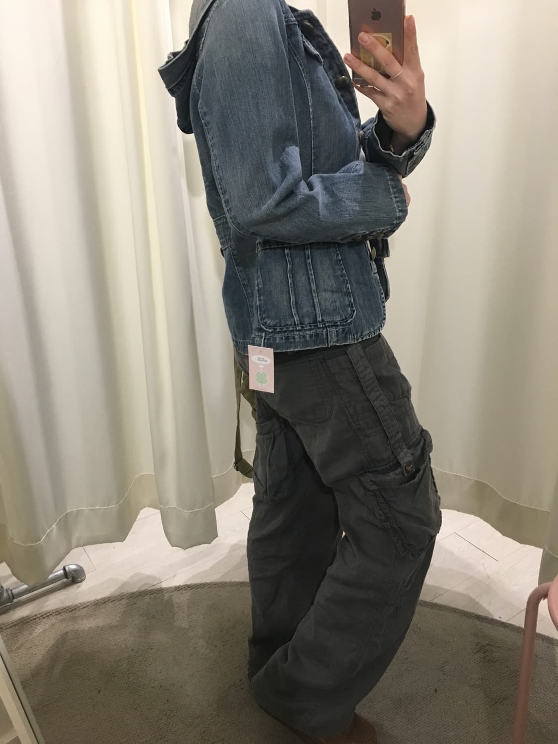 EAST BOY Denim hoodie jacket 상품이미지5