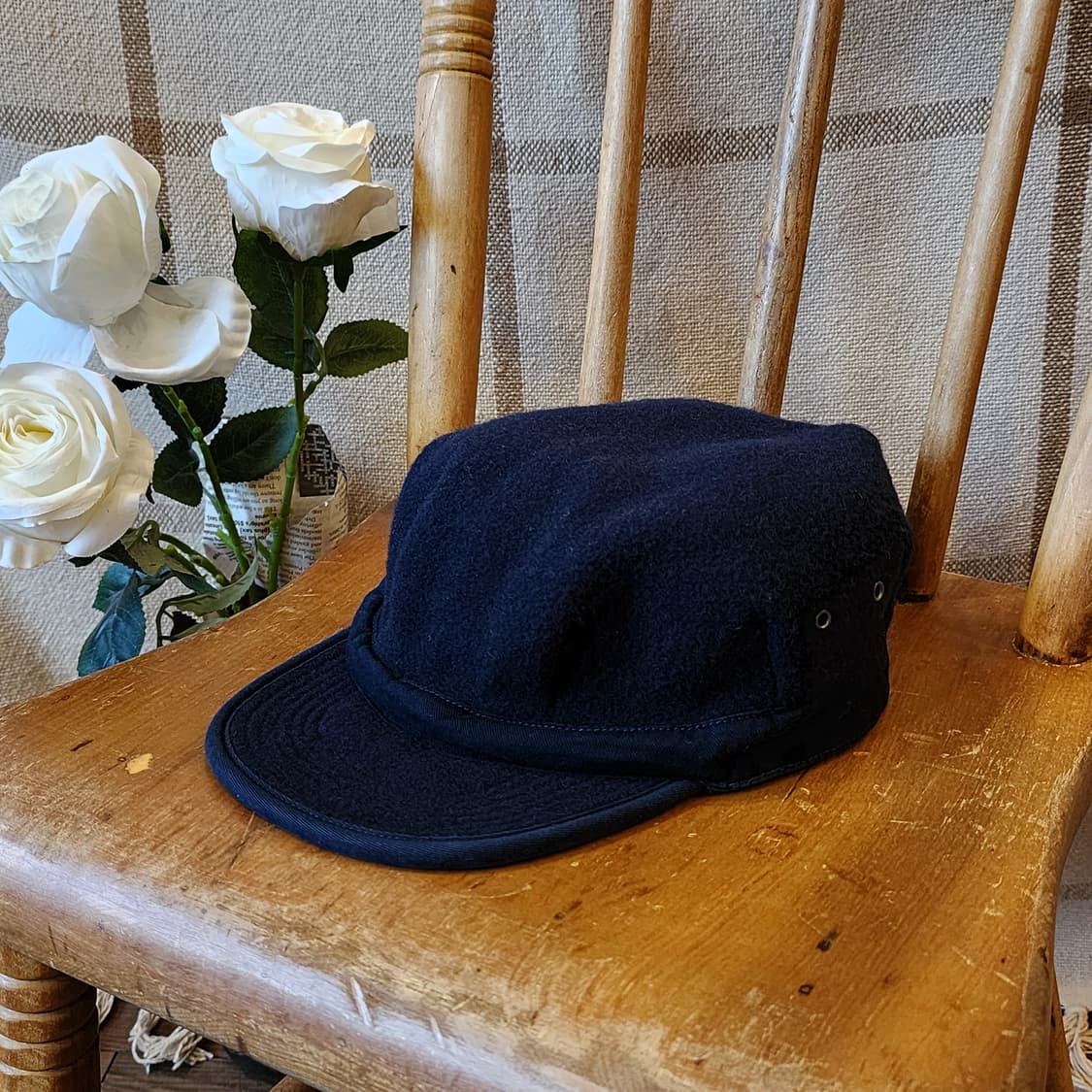 폴로 모자 데님앤서플라이 밀리터리 모자 울 캡모자 뉴스보이 네이비 F 상품이미지2