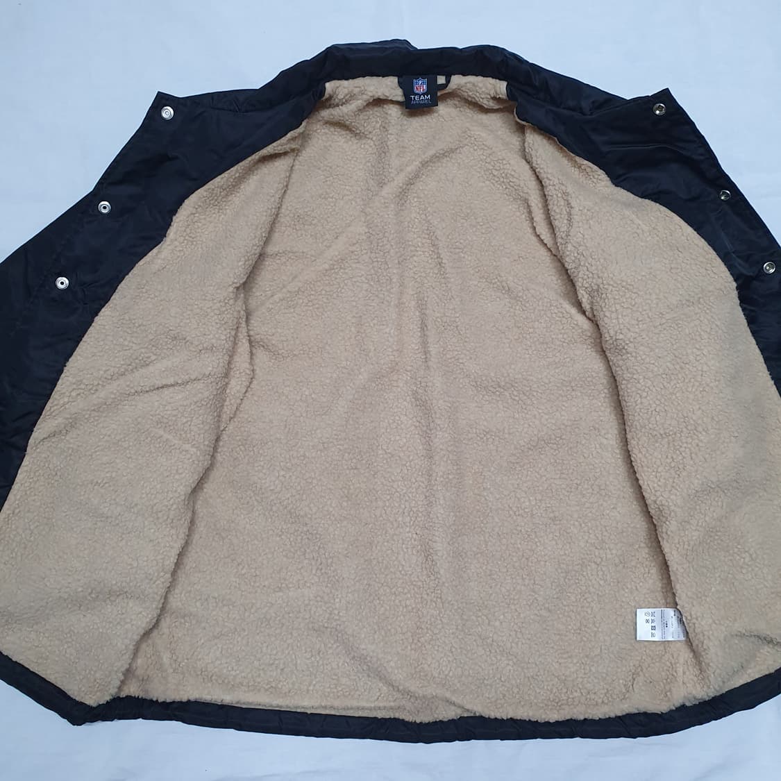 마제스틱 오클랜드 레이더스 쉐르파 코치 자켓 블랙 Majestic 상품이미지5