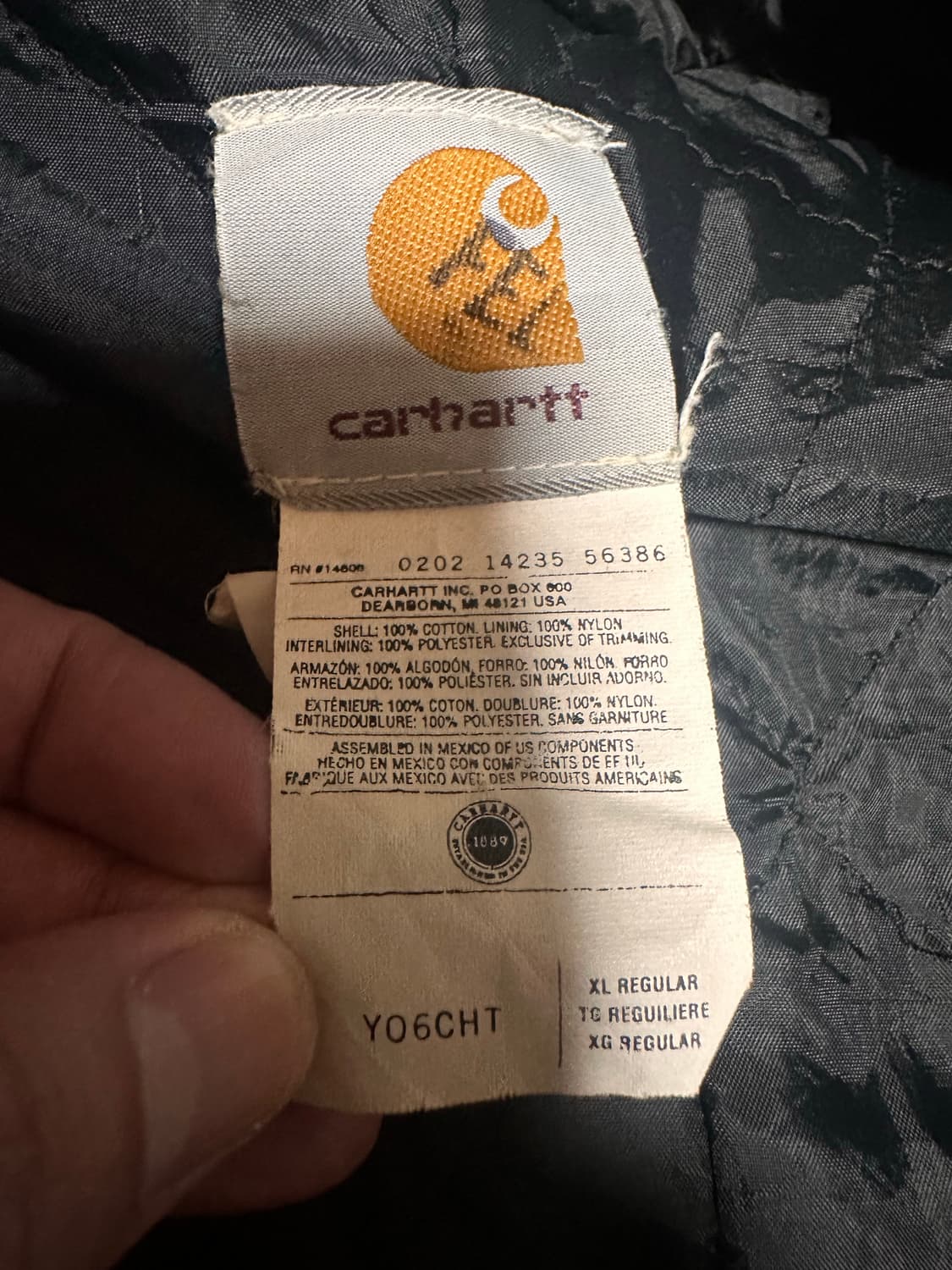 빈티지 칼하트 후드집업 상품이미지4