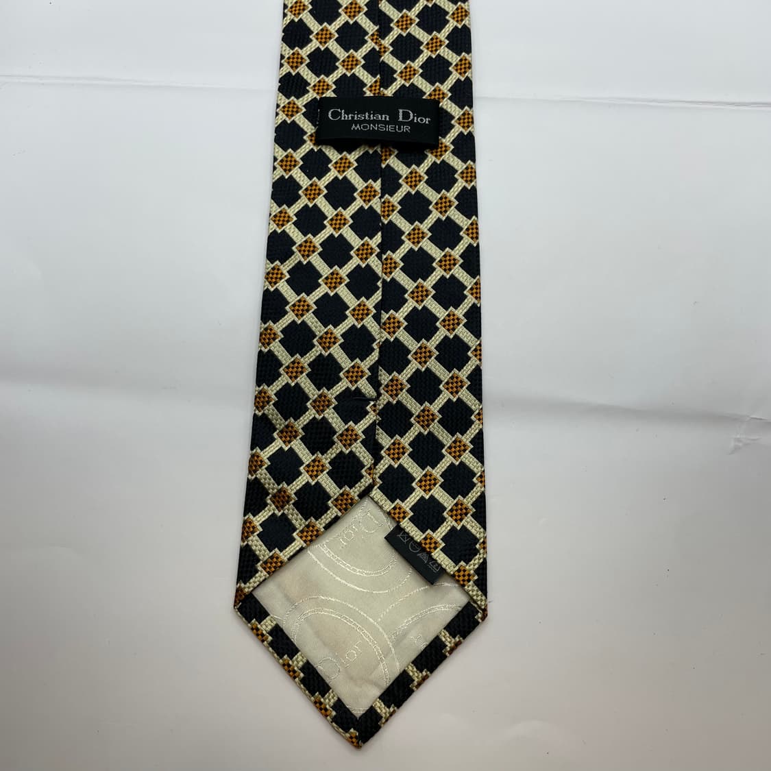 879) (Christian DIOR) 크리스찬 디올 패턴 넥타이 상품이미지2