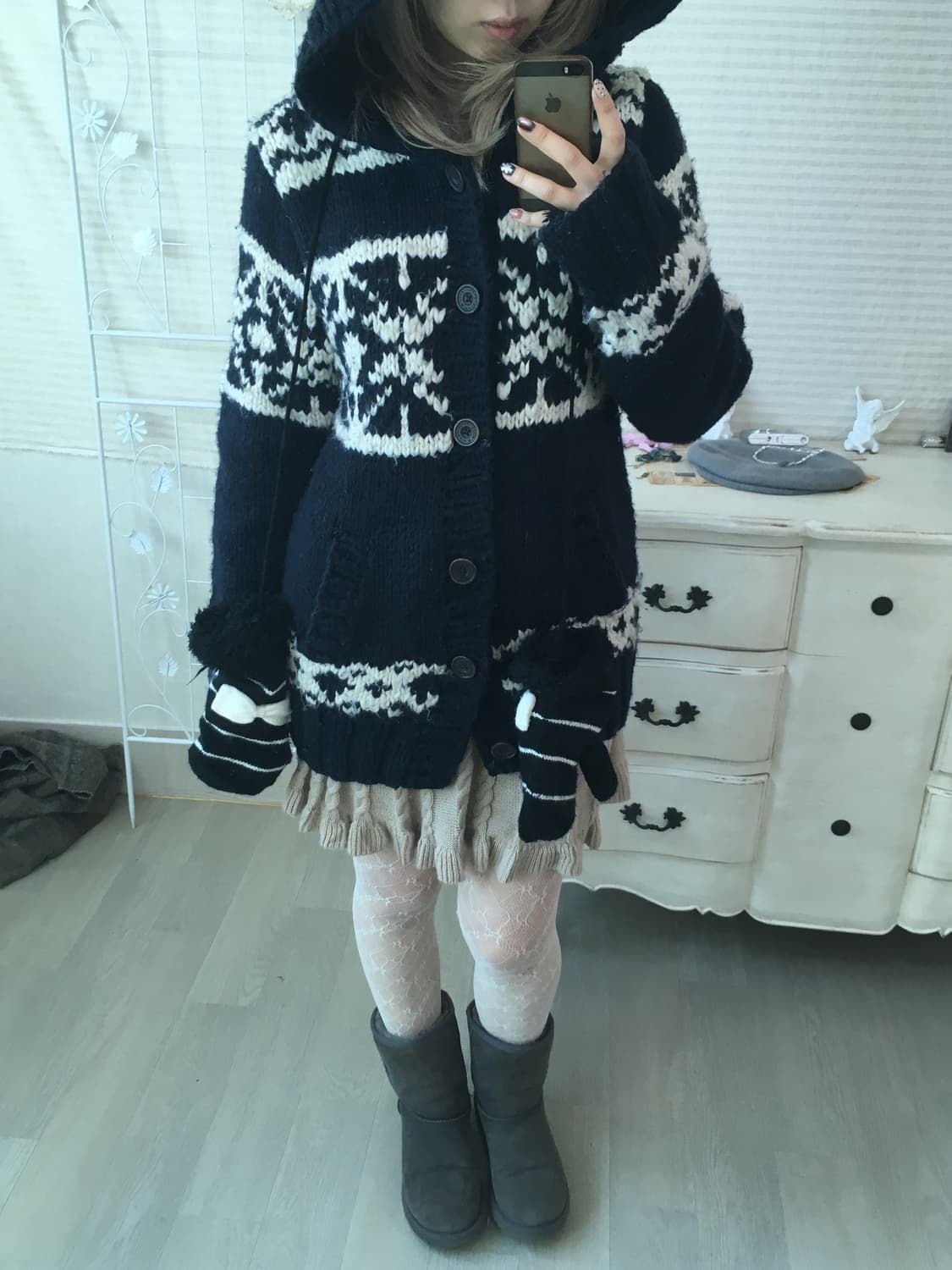 아베크롬비 해비울 코위찬 노르딕 후드 가디건 상품이미지3