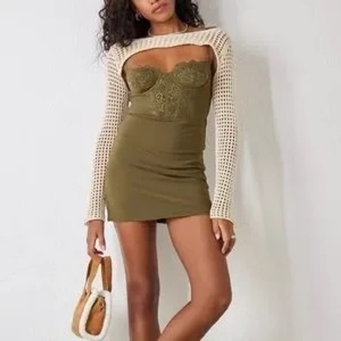 얼반아웃피터스 코르셋 미니 드레스 란제리 원피스 상품이미지2