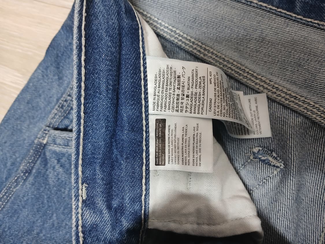 리바이스 568 루즈 스트레이트 데님 32/32 상품이미지3