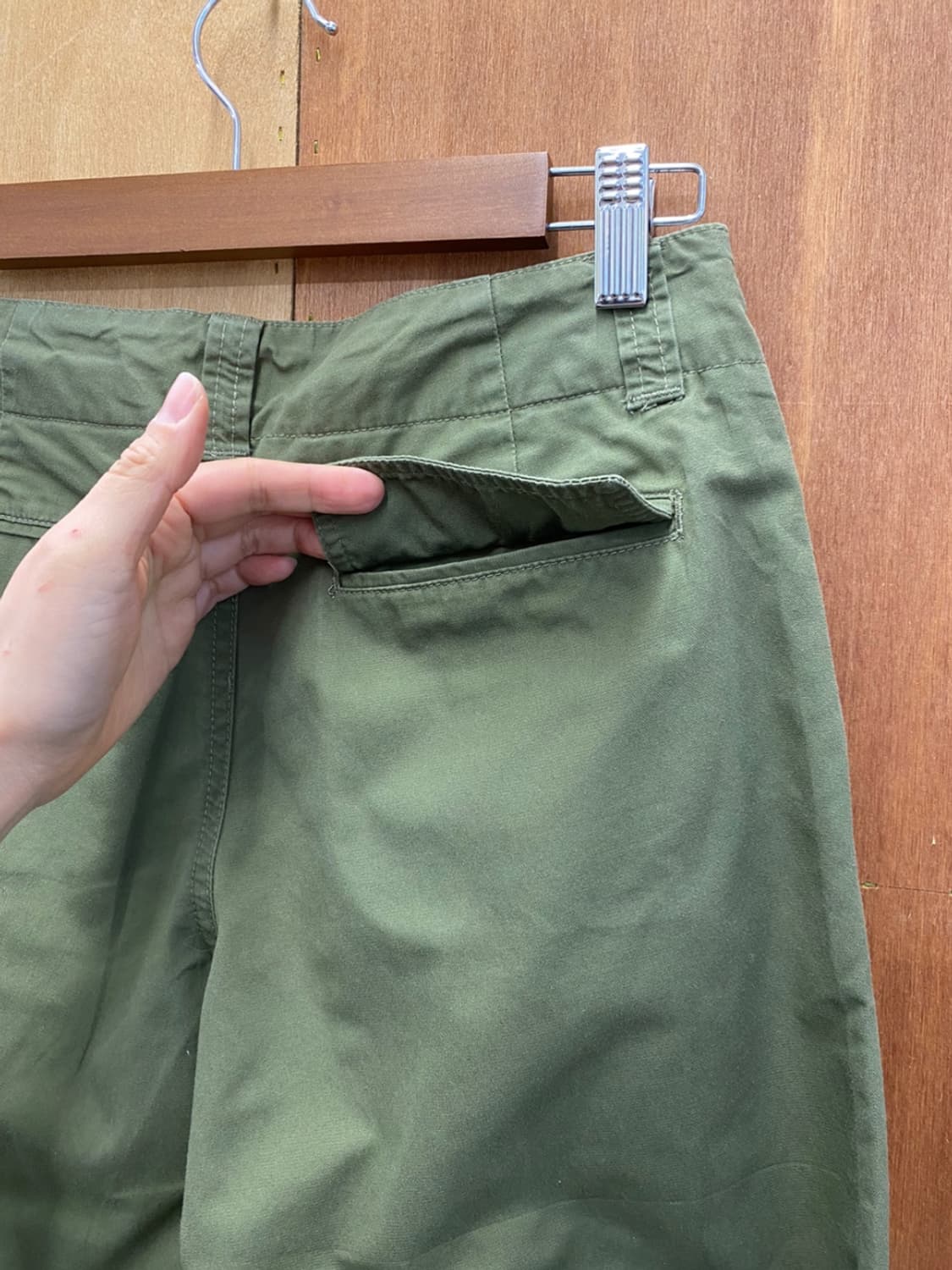 TE CHICHI 카키코튼팬츠 (M) 상품이미지6