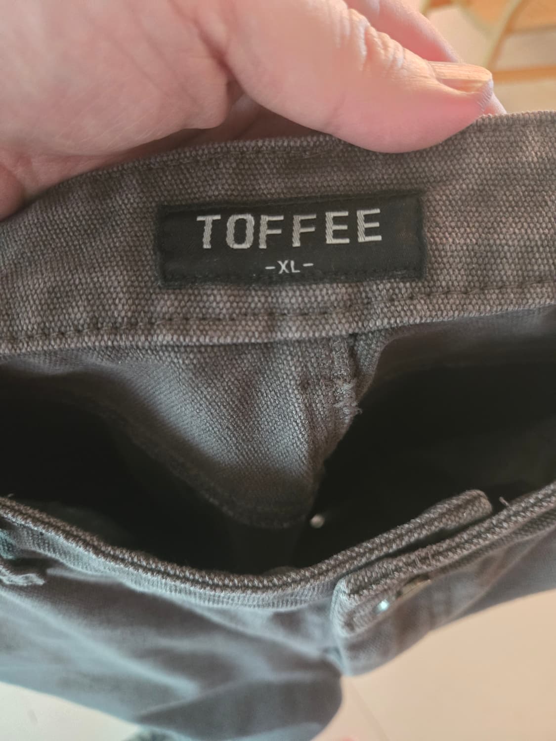 토피와이드 밤색 데님 팬츠 34 상품이미지4