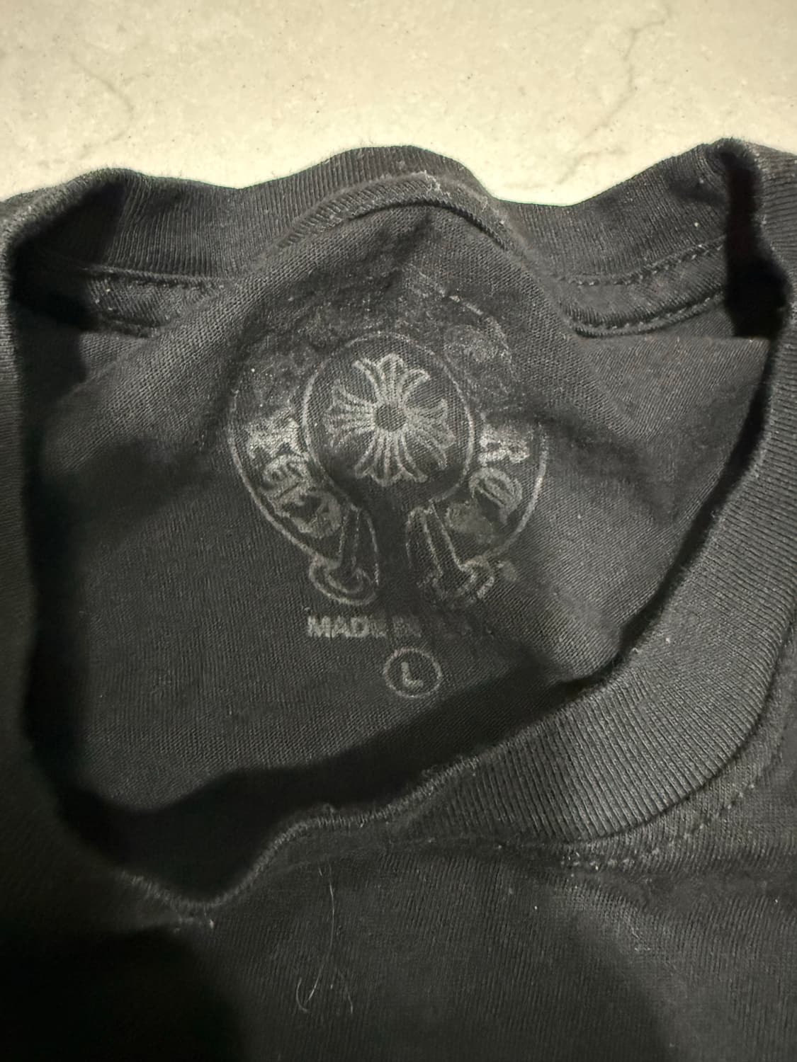 [당일출고,L] 크림판 구매내역 26SS 크롬하츠 홀스슈 포켓 반팔  상품이미지4