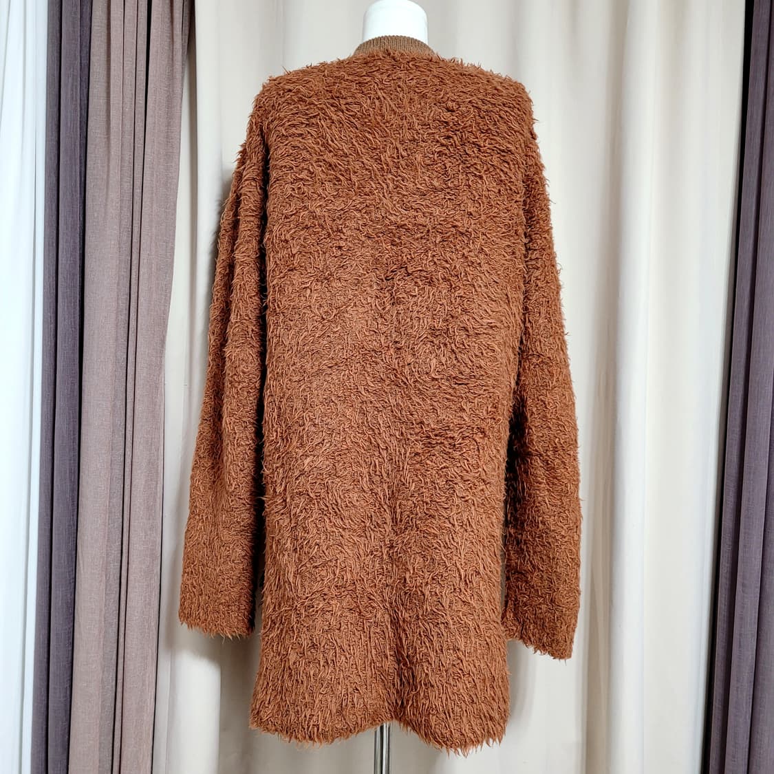 3.1 필립림 부클 코트 롱자켓 집업자켓 (프리사이즈) 상품이미지5