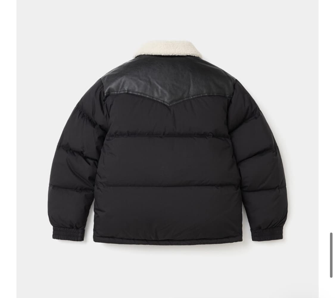 shearling western down jacket black (XL) 상품이미지3