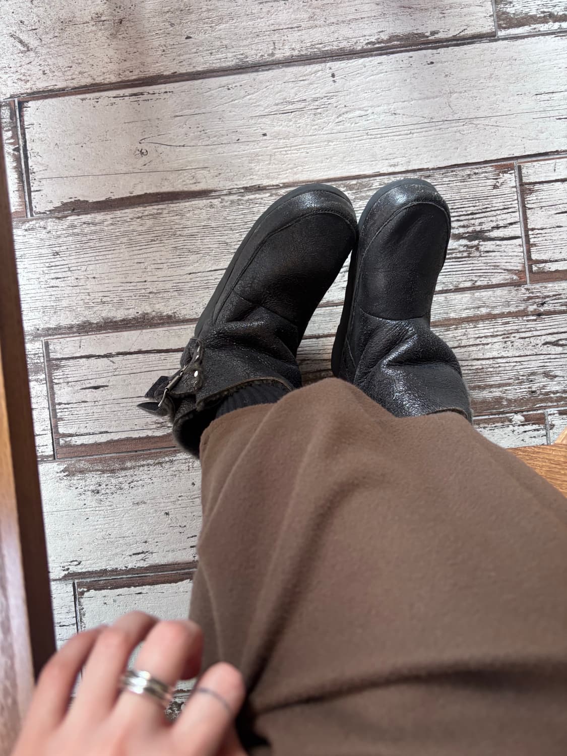 꼼데가르송 버클부츠 상품이미지1