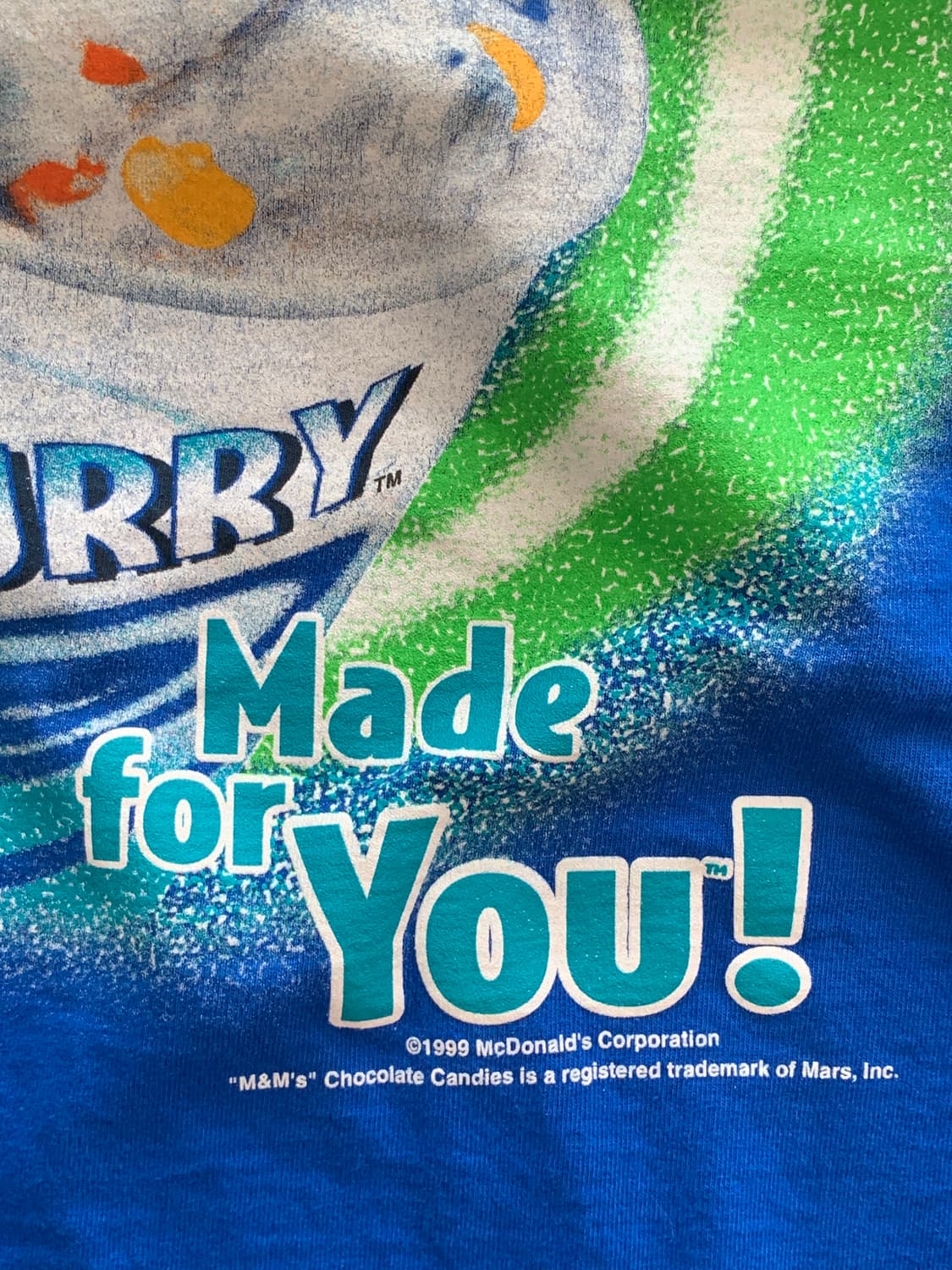 90s 맥도날드 맥플러리 프로모션 티셔츠 상품이미지5