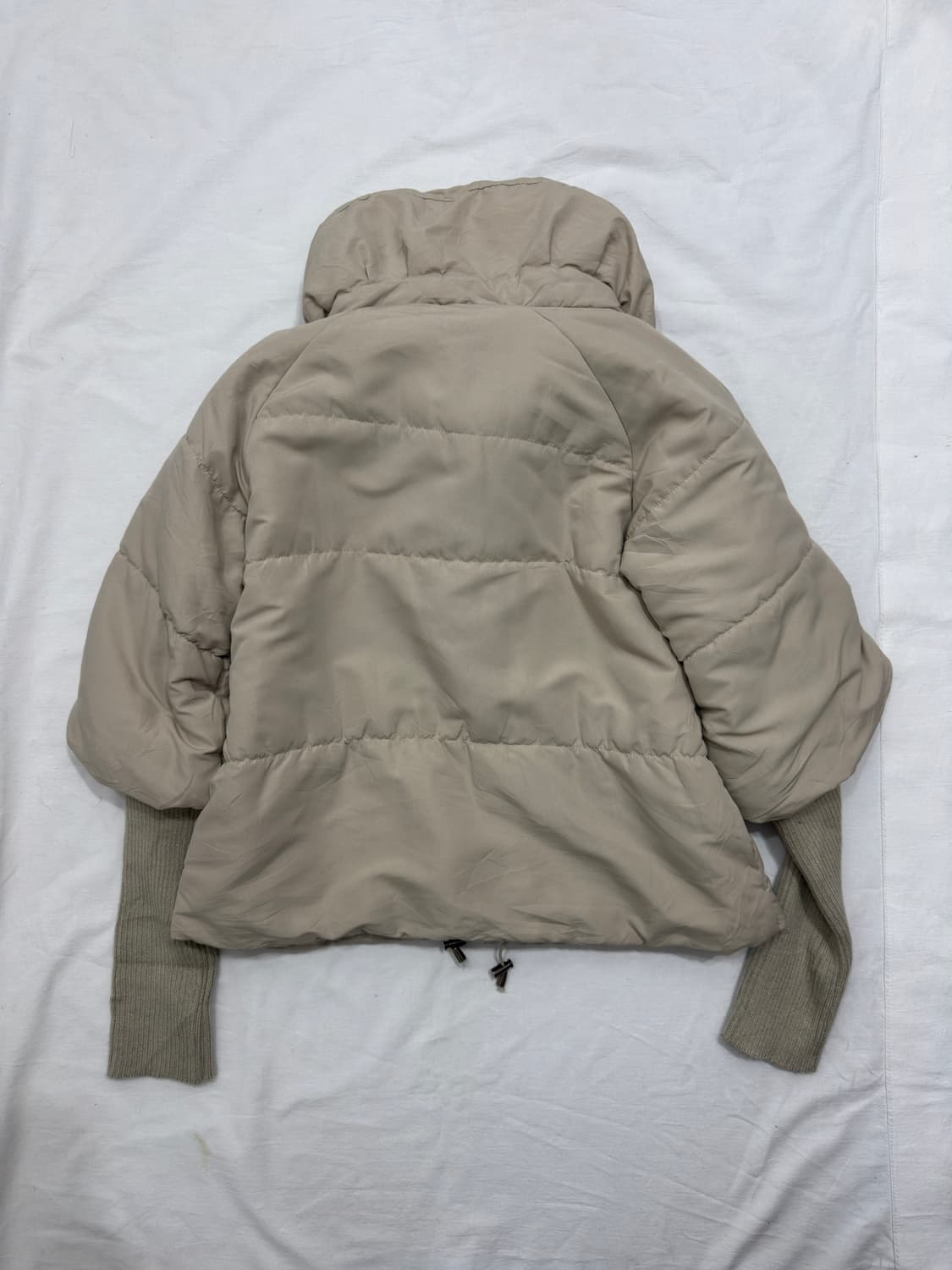 knit detail padding jacket  상품이미지2