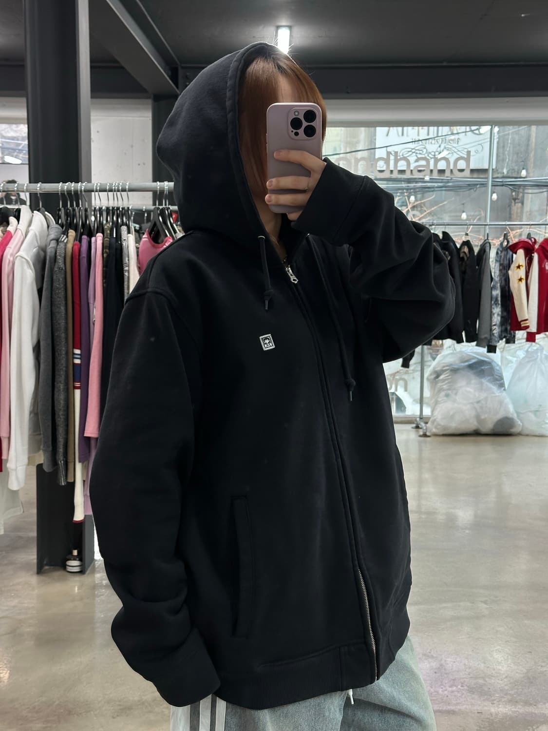 오베이 나인 아이콘 후드집업 상품이미지4