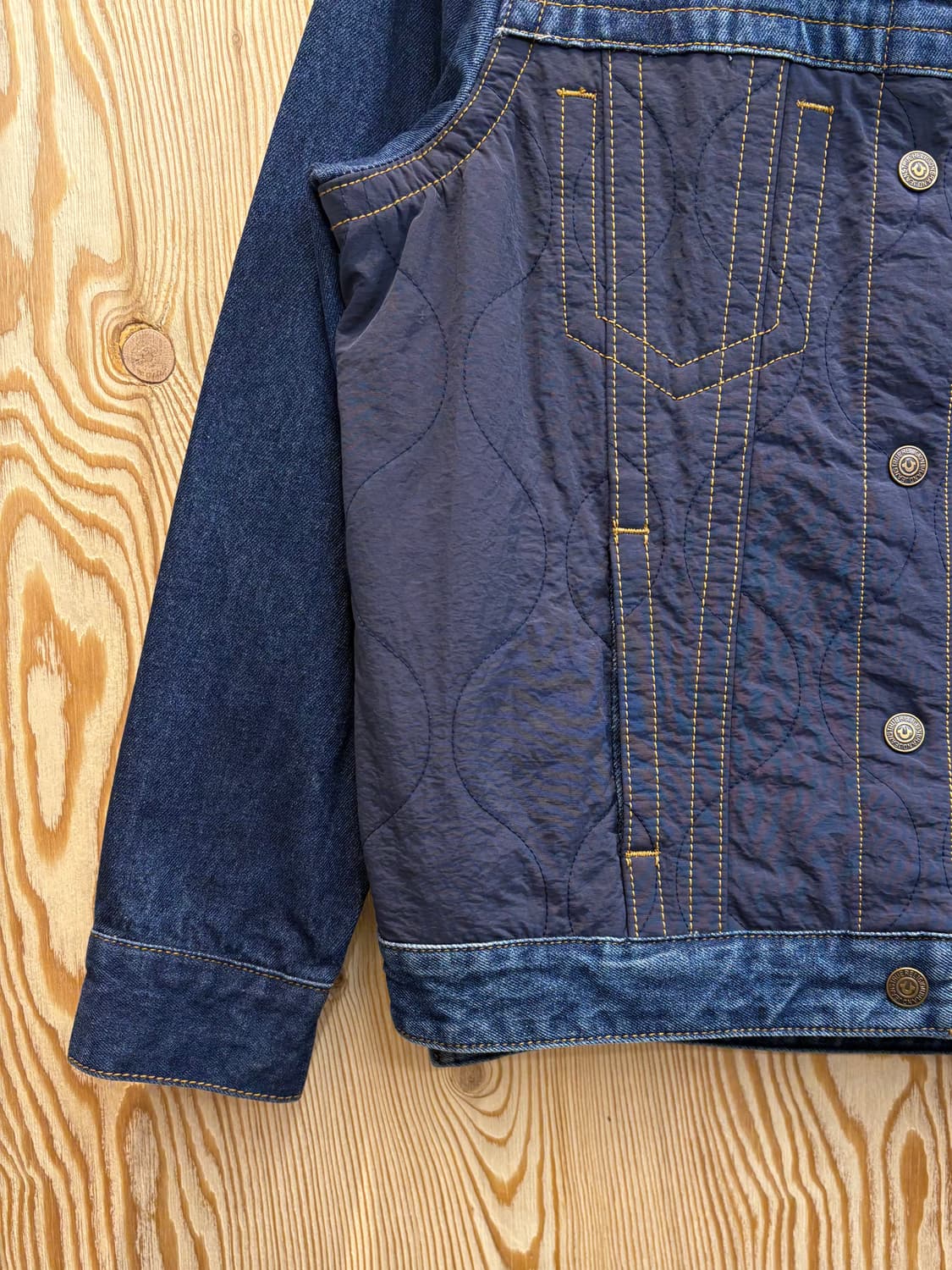 22FW 트루릴리젼 나일론 데님 믹스 자켓 상품이미지4