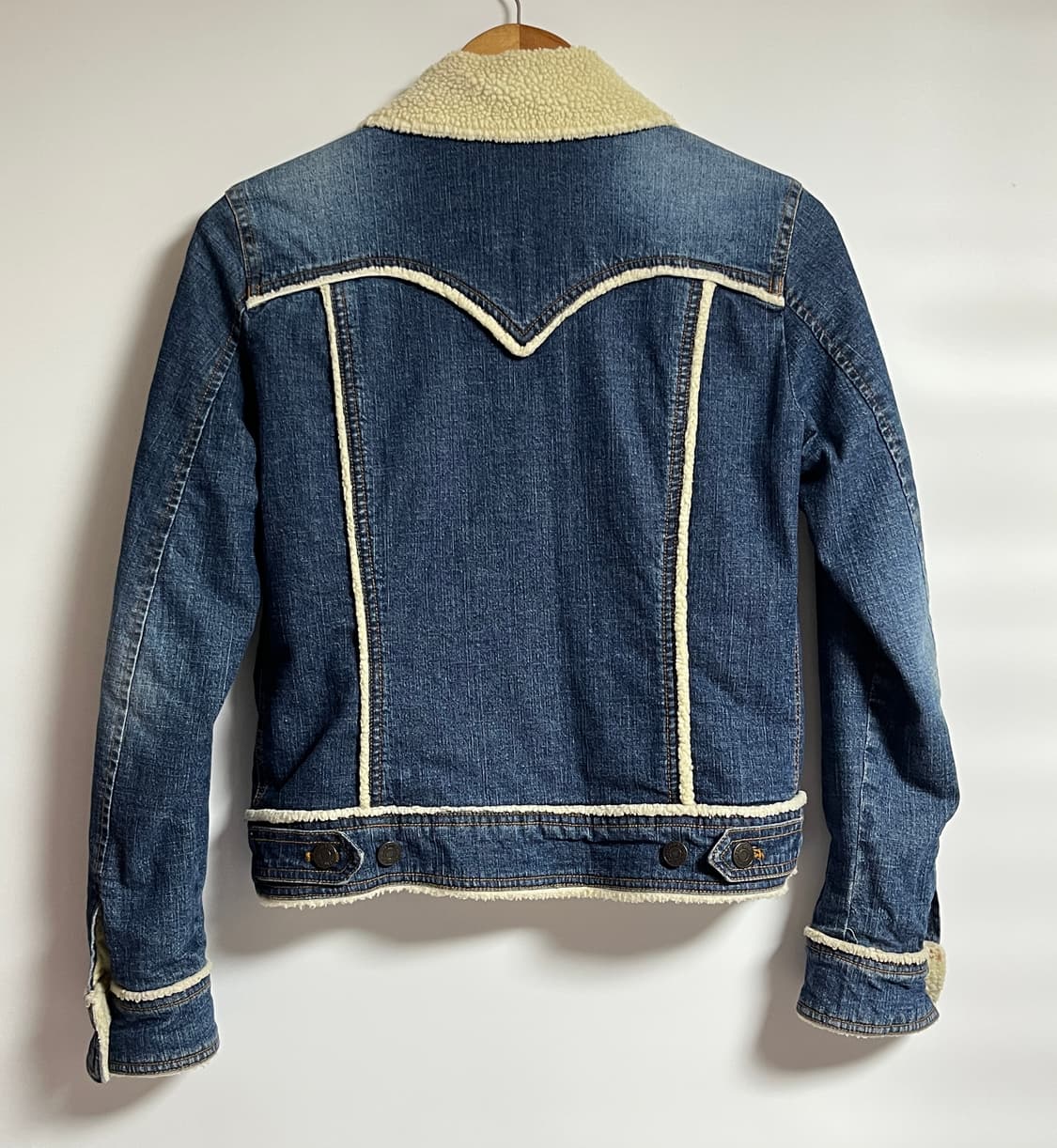 리바이스 퀄링 쉐르파 크롭 데님 청자켓 90 상품이미지7
