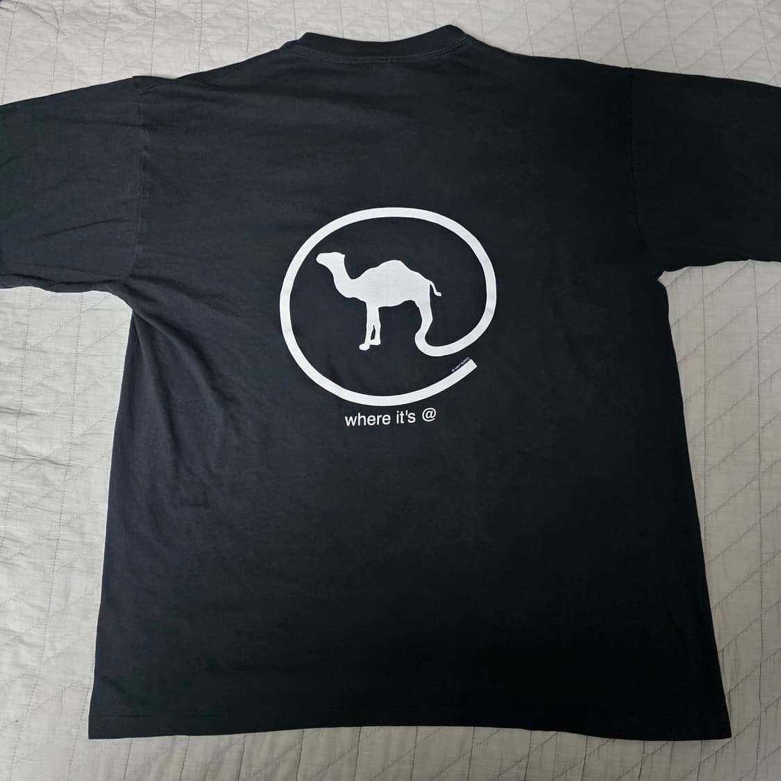 [XL] 90s 카멜 where it's @ 빈티지 티셔츠 ver 엘살바 상품이미지1