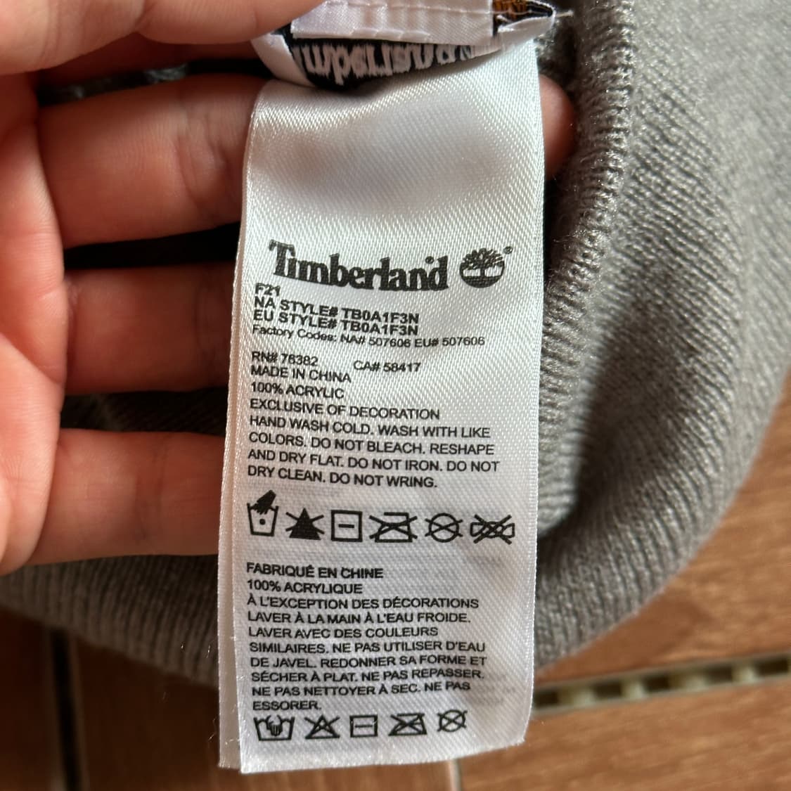 Timberland logo acrylic beanie 상품이미지8