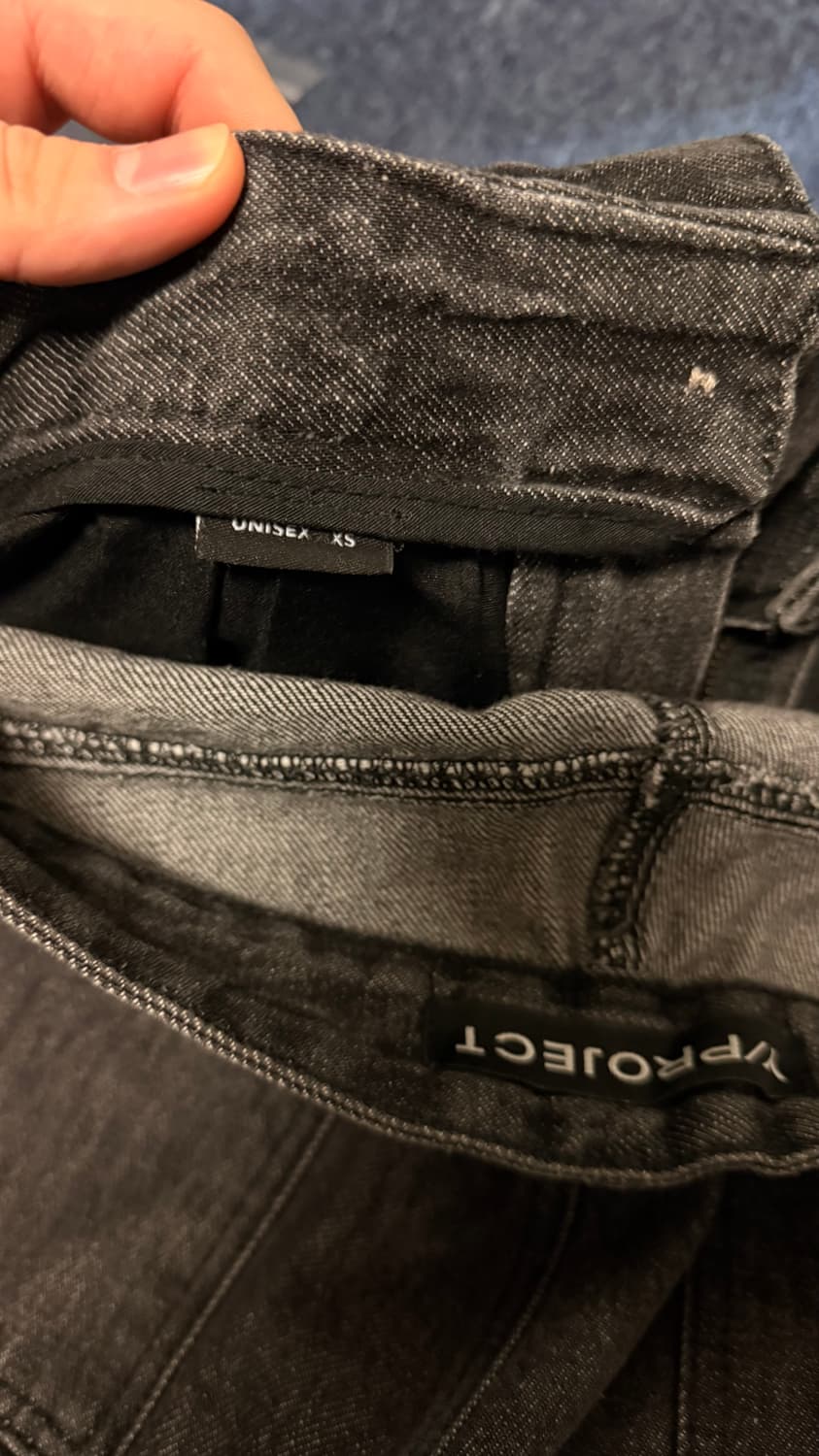 와이프로젝트 팝업진 흑청 XS 상품이미지5