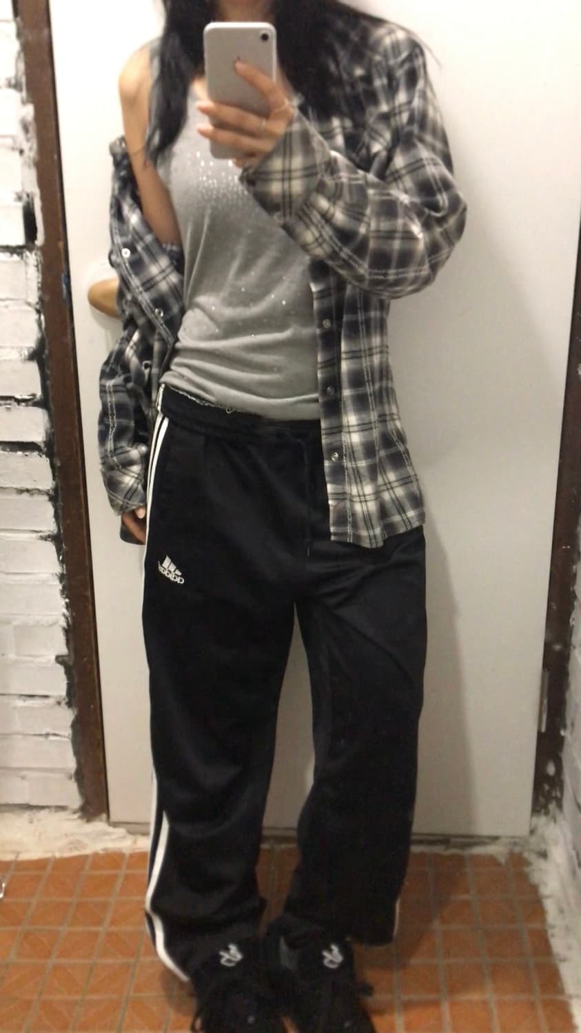 블랙 체크셔츠 상품이미지3