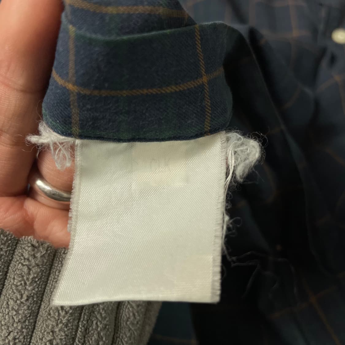 폴로랄프로렌 그린 체크 긴팔 셔츠 S 상품이미지5