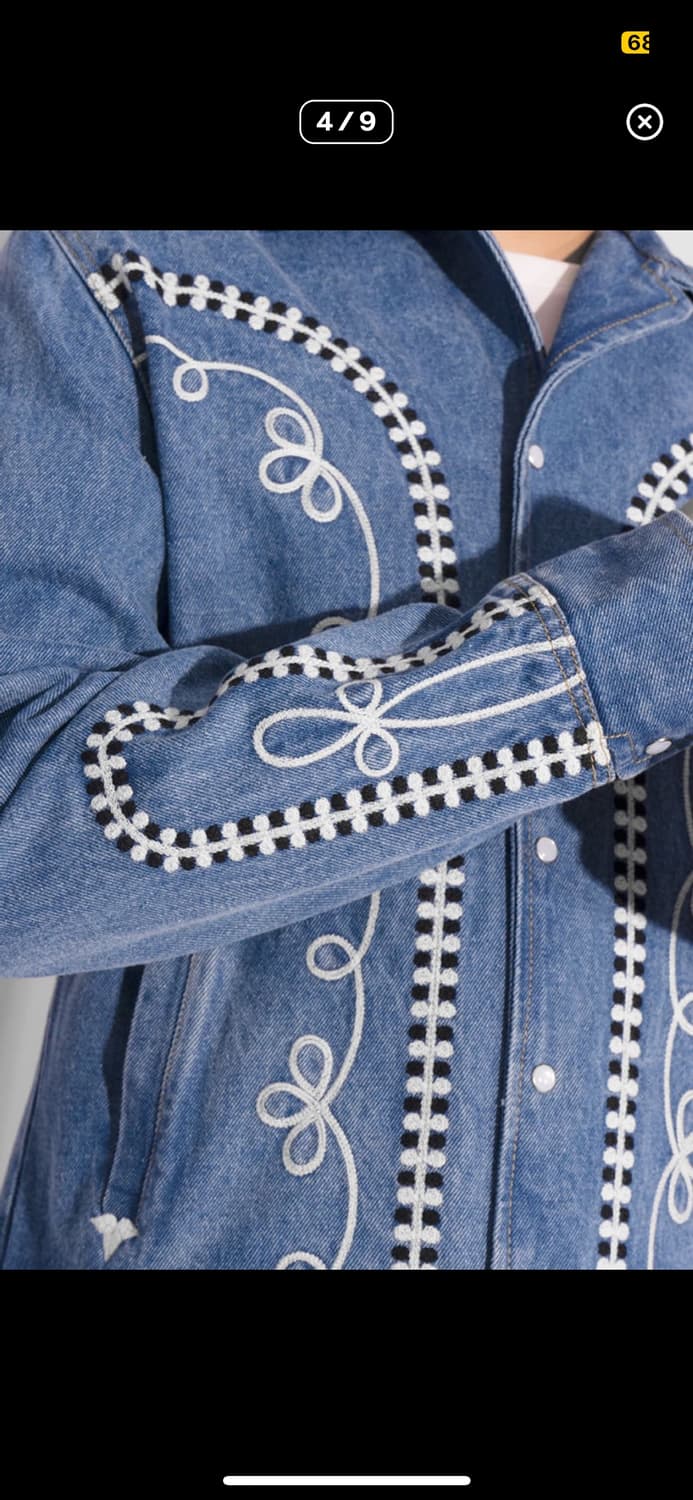 락마운트 블레로 웨스턴 데님 자켓 M사이즈 판매합니다. 상품이미지4