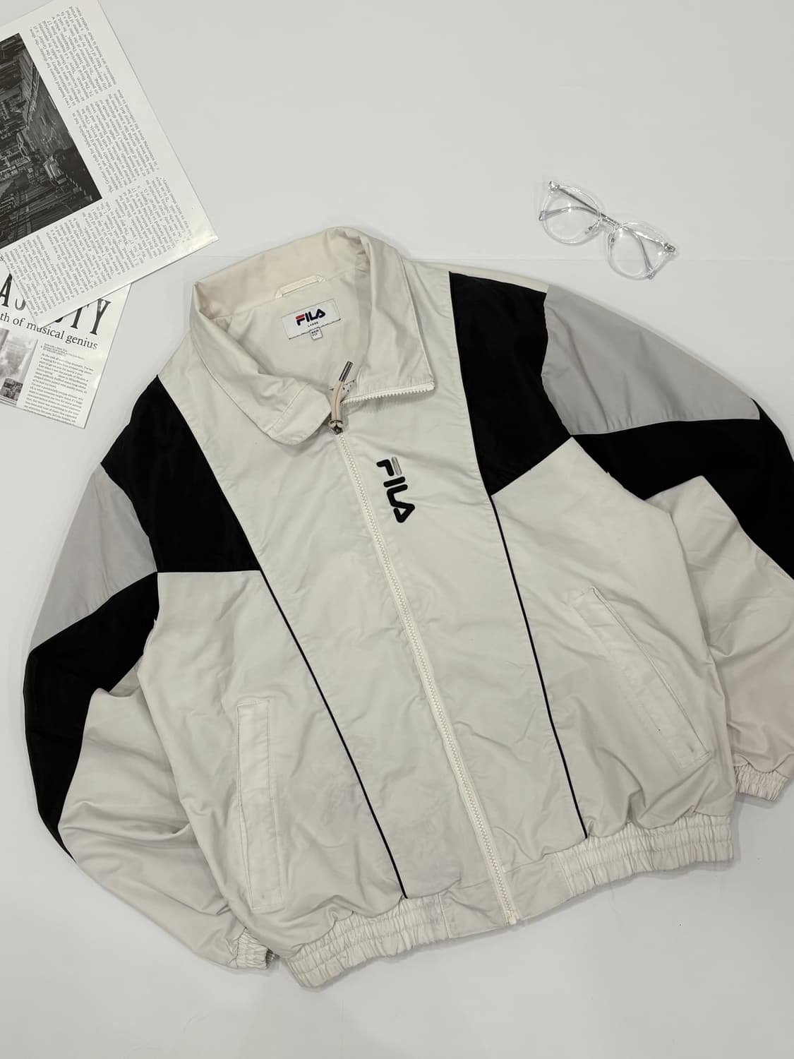 휠라 오버핏 이탈리아 바람막이 상품이미지1