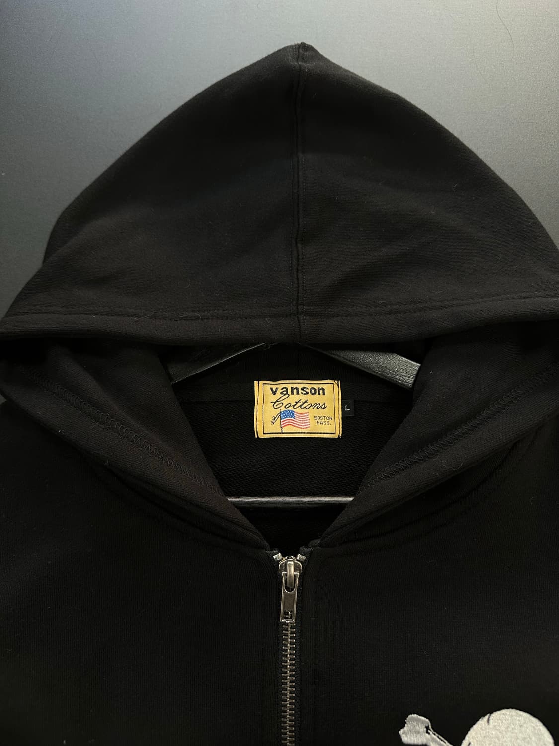 벤슨 스컬 본 빅로고 후드집업 상품이미지8