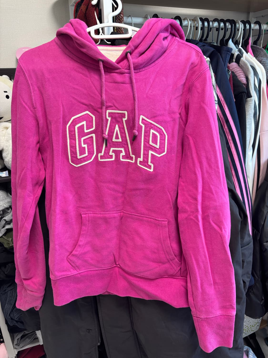 갭 GAP 핑크색 분홍색 후드티셔츠 🎀 상품이미지1