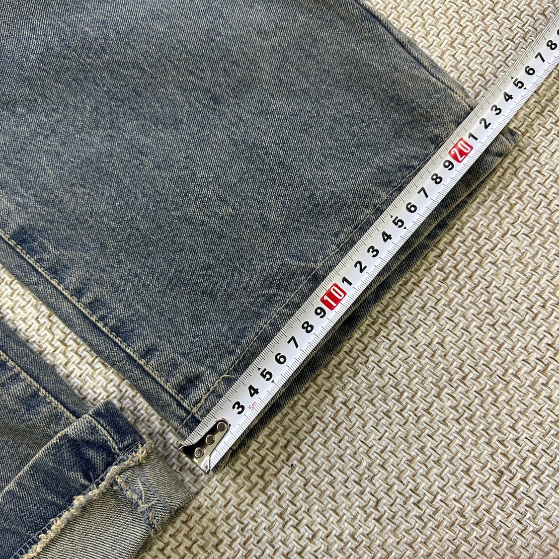 S 블랙업 빈티지 워싱 데님 팬츠 0403D 상품이미지7