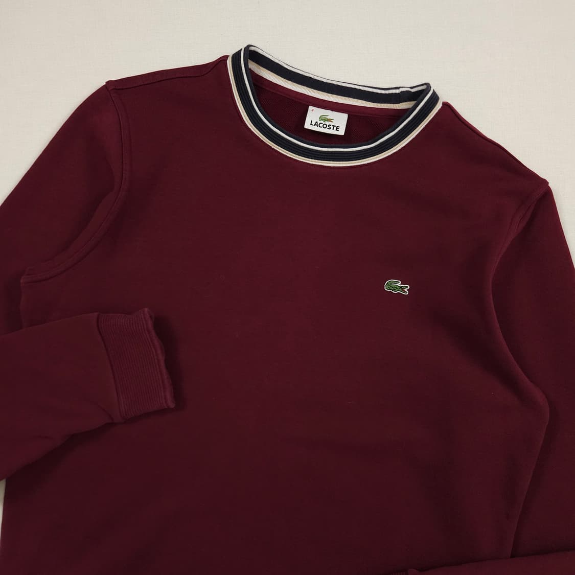 L(100) 라코스테 크루넥 니트 상품이미지1