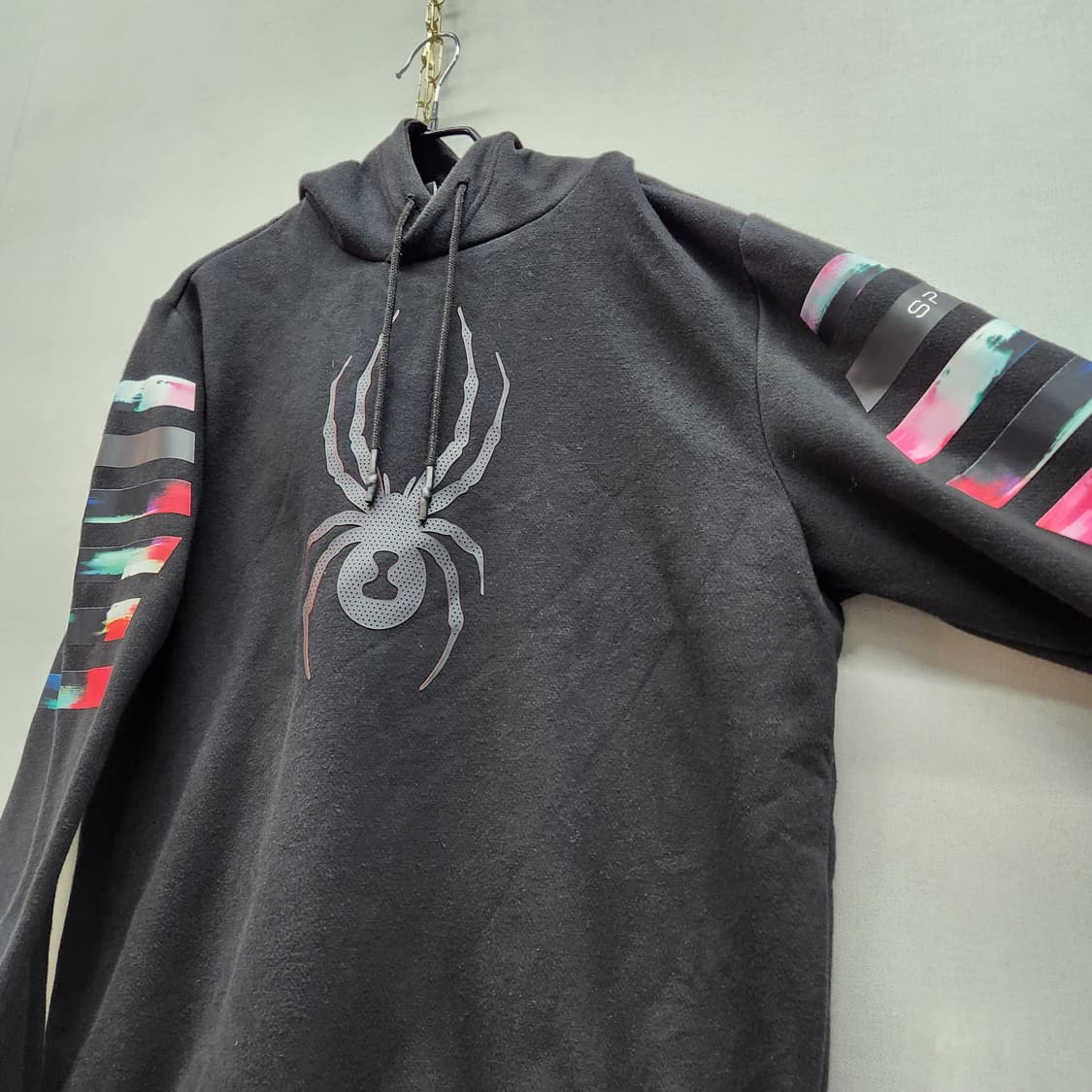 스파이더 사이드 그라데이션 빅로고 후드티 XL(XL) 상품이미지3